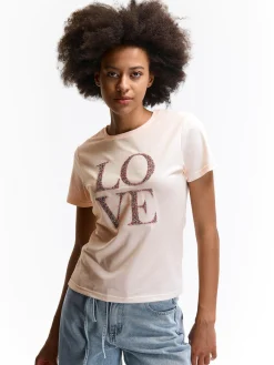 GATE Koszulka z aplikacją| Koszulki I Topy·Koszulki|Koszulki I Topy·Koszulki Z Nadrukiem