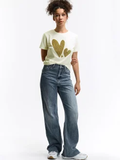 GATE Koszulka z aplikacją| Koszulki I Topy·Koszulki