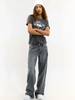 GATE Koszulka z błyszczącym nadrukiem| Koszulki I Topy·Koszulki|Koszulki I Topy·Koszulki Z Nadrukiem