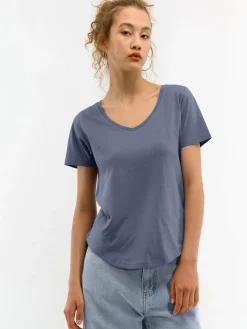 GATE Koszulka z dekoltem w serek| Koszulki I Topy·Koszulki