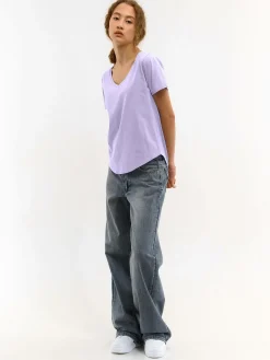 GATE Koszulka z dekoltem w serek| Koszulki I Topy·Koszulki