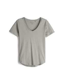 GATE Koszulka z dekoltem w serek| Koszulki I Topy·Koszulki