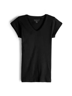 GATE Koszulka z dekoltem w serek| Koszulki I Topy·Koszulki