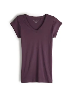 GATE Koszulka z dekoltem w serek| Koszulki I Topy·Koszulki