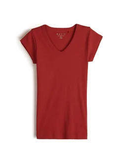 GATE Koszulka z dekoltem w serek| Koszulki I Topy·Koszulki