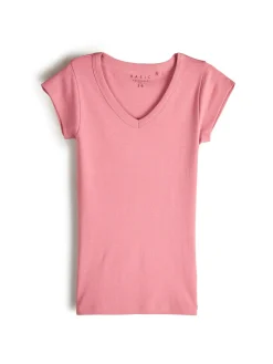 GATE Koszulka z dekoltem w serek| Koszulki I Topy·Koszulki