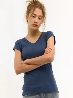 GATE Koszulka z dekoltem w serek| Koszulki I Topy·Koszulki