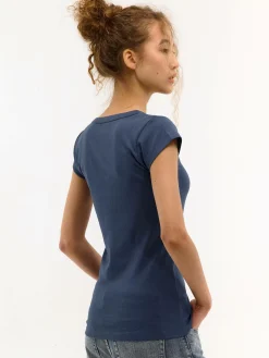 GATE Koszulka z dekoltem w serek| Koszulki I Topy·Koszulki