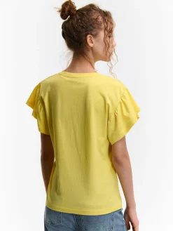 GATE Koszulka z falbaną| Koszulki I Topy·Koszulki