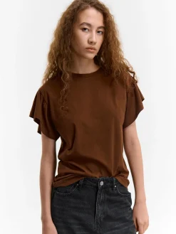 GATE Koszulka z falbaną| Koszulki I Topy·Koszulki