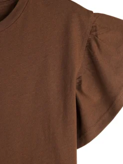 GATE Koszulka z falbaną| Koszulki I Topy·Koszulki