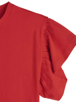 GATE Koszulka z falbaną| Koszulki I Topy·Koszulki