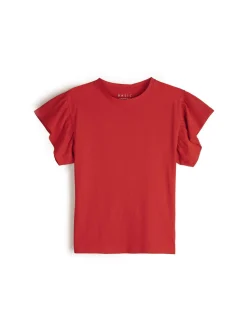 GATE Koszulka z falbaną| Koszulki I Topy·Koszulki