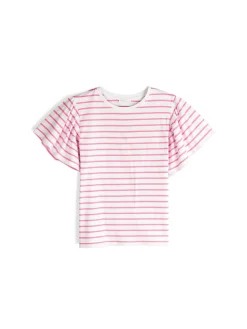 GATE Koszulka z falbaną| Koszulki I Topy·Koszulki