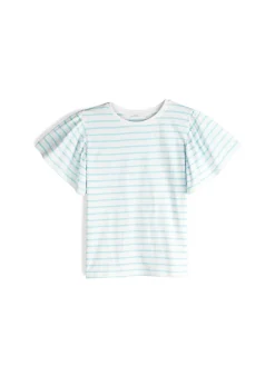 GATE Koszulka z falbaną| Koszulki I Topy·Koszulki