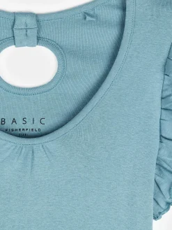 GATE Koszulka z falbaną| Koszulki I Topy·Koszulki