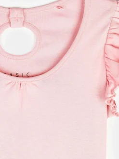 GATE Koszulka z falbaną| Koszulki I Topy·Koszulki