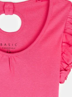 GATE Koszulka z falbaną| Koszulki I Topy·Koszulki