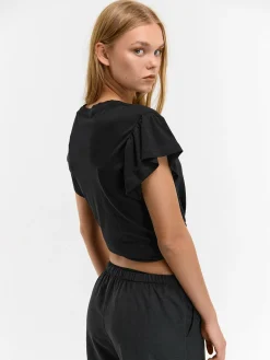 GATE Koszulka z falbaną| Koszulki I Topy·Koszulki