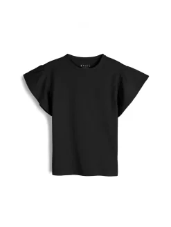 GATE Koszulka z falbaną| Koszulki I Topy·Koszulki