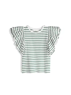 GATE Koszulka z falbaną| Koszulki I Topy·Koszulki