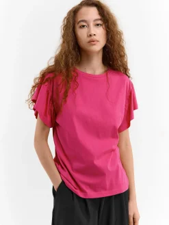 GATE Koszulka z falbaną| Koszulki I Topy·Koszulki