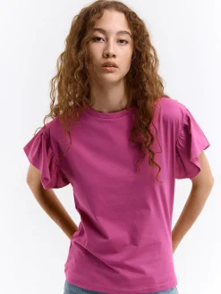 GATE Koszulka z falbaną| Koszulki I Topy·Koszulki