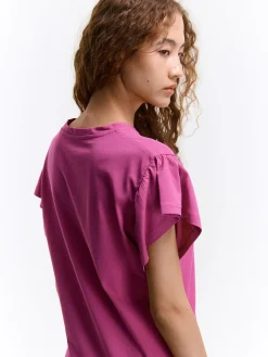 GATE Koszulka z falbaną| Koszulki I Topy·Koszulki