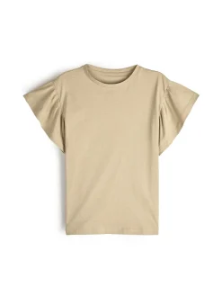 GATE Koszulka z falbaną| Koszulki I Topy·Koszulki