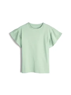 GATE Koszulka z falbaną| Koszulki I Topy·Koszulki