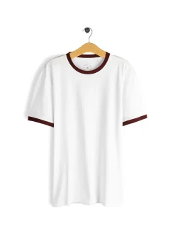 GATE Koszulka z kontrastową łamówką| Koszulki·Koszulki ☀️|Koszulki·Basic Koszulki I Podkoszulki