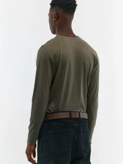 GATE Koszulka z niewykończonym brzegiem| Koszulki·Koszulki Z Długim Rękawem|Koszulki·Basic Koszulki I Podkoszulki