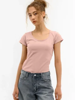 GATE Koszulka z okrągłym dekoltem| Koszulki I Topy·Koszulki