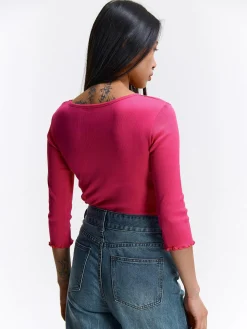 GATE Koszulka z rękawem 3/4| Koszulki I Topy·Koszulki