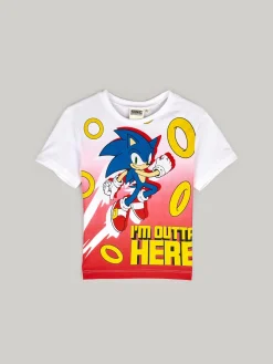 GATE Koszulka z Soniciem|Dzieci Baby|Chłopcy·Ostatnie Sztuki - Chłopcy