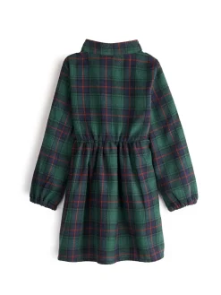 GATE Koszulowa sukienka w kratę|Dzieci Dziewczynki·Sukienki