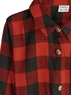 GATE Koszulowa sukienka w kratę|Dzieci Dziewczynki·Sukienki