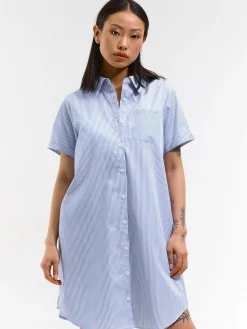 GATE Koszulowa sukienka w prążki| Kategorie·Sukienki