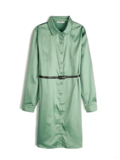 GATE Koszulowa sukienka z paskiem| Kategorie·Sukienki