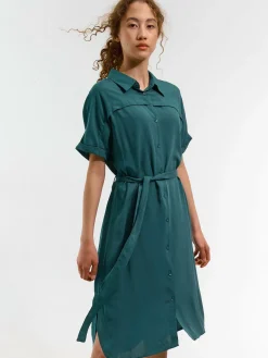 GATE Koszulowa sukienka z paskiem| Kategorie·Sukienki