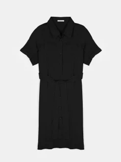 GATE Koszulowa sukienka z paskiem| Kategorie·Sukienki