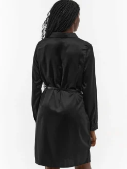 GATE Koszulowa sukienka z paskiem| Kategorie·Sukienki