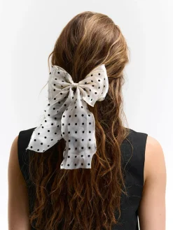 GATE Kropkowana kokarda do włosów| Akcesoria·Biżuteria