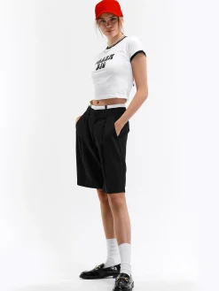 GATE Krótka, bawełniana koszulka| Koszulki I Topy·Koszulki|Koszulki I Topy·Koszulki Z Nadrukiem