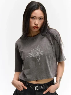 GATE Krótka, bawełniana koszulka| Koszulki I Topy·Koszulki|Koszulki I Topy·Koszulki Z Nadrukiem