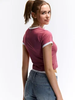 GATE Krótka, bawełniana koszulka| Koszulki I Topy·Koszulki|Koszulki I Topy·Koszulki Z Nadrukiem