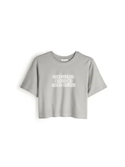 GATE Krótka, bawełniana koszulka| Koszulki I Topy·Koszulki|Koszulki I Topy·Koszulki Z Nadrukiem