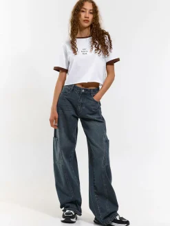 GATE Krótka, bawełniana koszulka| Koszulki I Topy·Koszulki|Koszulki I Topy·Koszulki Z Nadrukiem