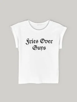 GATE Krótka, bawełniana koszulka z nadrukiem| Koszulki I Topy·Koszulki|Koszulki I Topy·Koszulki Z Nadrukiem