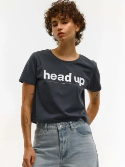 GATE Krótka, bawełniana koszulka z nadrukiem| Koszulki I Topy·Koszulki|Koszulki I Topy·Koszulki Z Nadrukiem